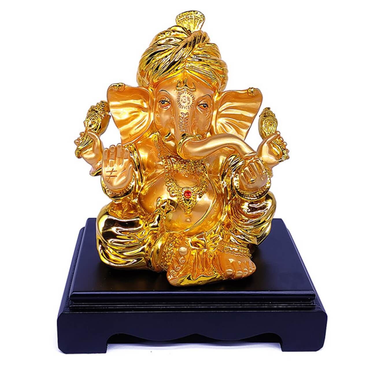 Lord Ganesh Ji Statue With Turban