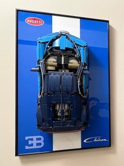 bugatti lego technic display wall mount
