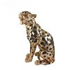 golden panther sculpture