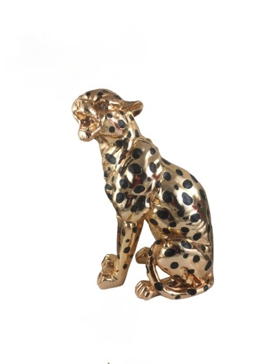 golden panther sculpture golden panther sculpture