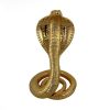 golden snake sculpture