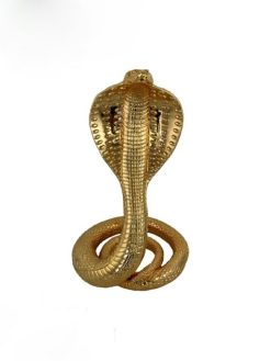 golden snake sculpture