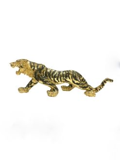 golden tiger home decore sculpture