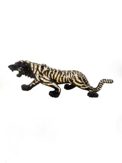 golden tiger home decore statue