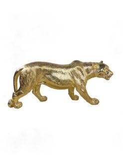 golden tiger sculpture