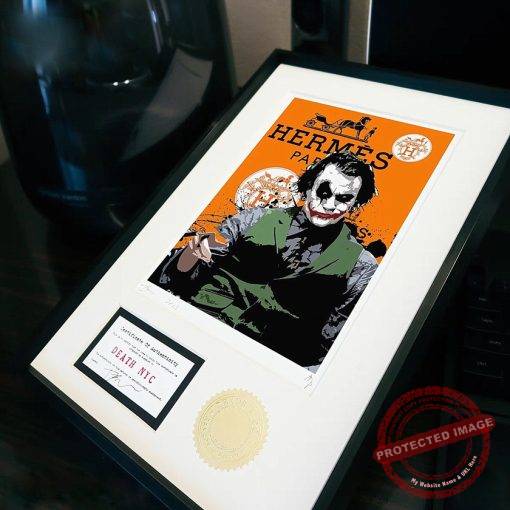 Joker アートプリント DEATH NYC 認証書付き Death NYC 