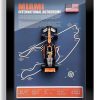 miami f1 circuit collectible poster