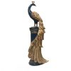 peacock sculpture