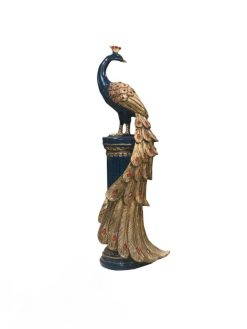 peacock sculpture
