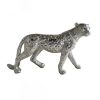 silver panther statue
