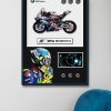 valentino rossi wall poster