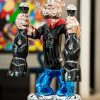 Custom Made Popeye Chrome Sculpture – Tequila Bottle Pop Art Decor