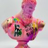 Hercules Head Sculpture Pop Art Inspired Graffiti
