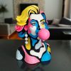 pop-art-woman-bust-sculpture-bubble-gum-decor