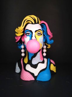 vibrant-pop-art-woman-sculpture-modern-interior