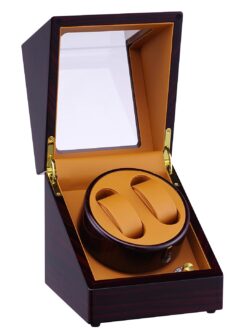 Ebony Wood Automatic Watch Winder Display Box