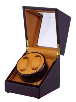 Ebony Wood Automatic Watch Winder Box