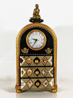 Luxury Mechanical Watchwork White Dial Gold Finish (1)