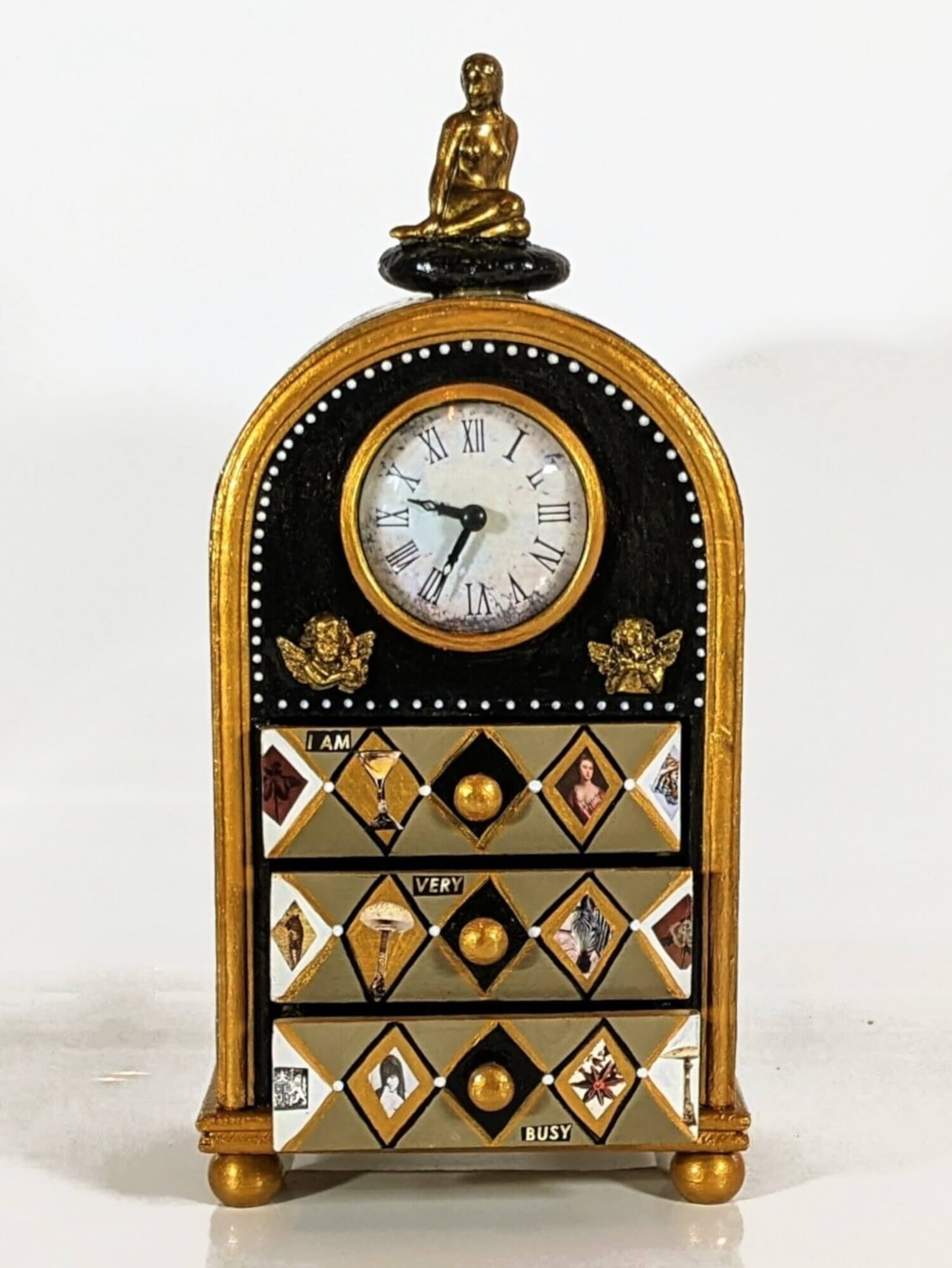 Luxury Mechanical Watchwork White Dial Gold Finish (1) Luxury Mechanical Watchwork White Dial Gold Finish (1)